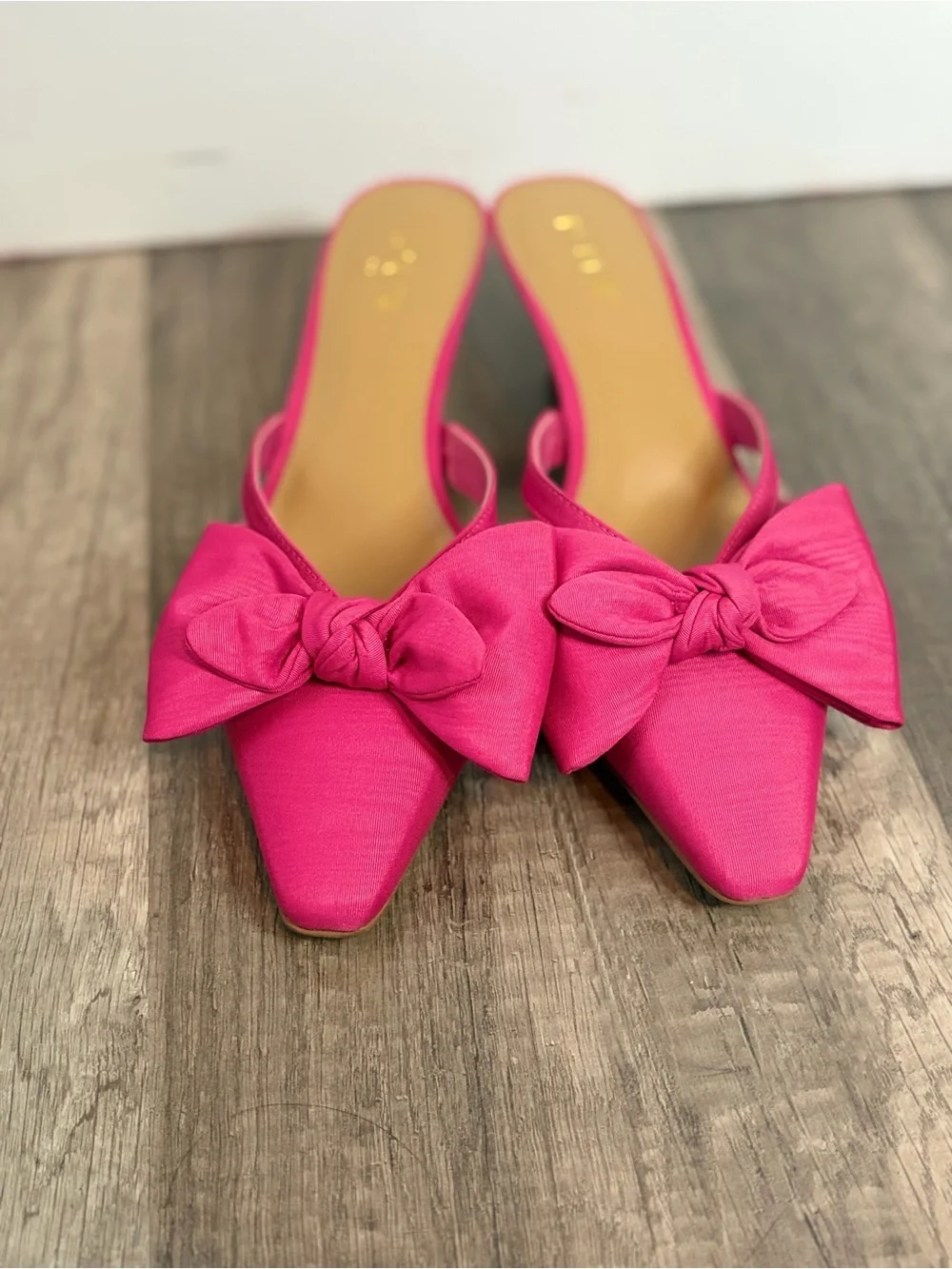 J.Crew Bow heeled Mules